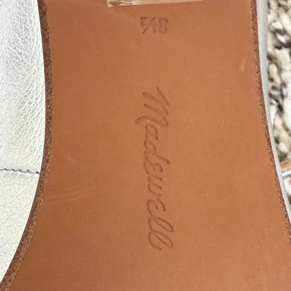 Madewell Nettie Silver Mary Jane’s with Straps - Picture 7 of 8